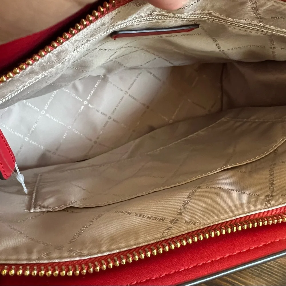Michael Kors Sheila Tri Compartment Medium Satchel (No Long Strap)